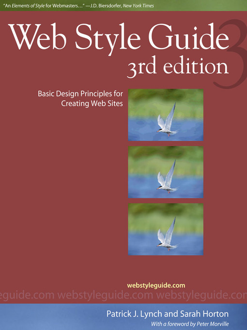Title details for Web Style Guide by Patrick J. Lynch - Available